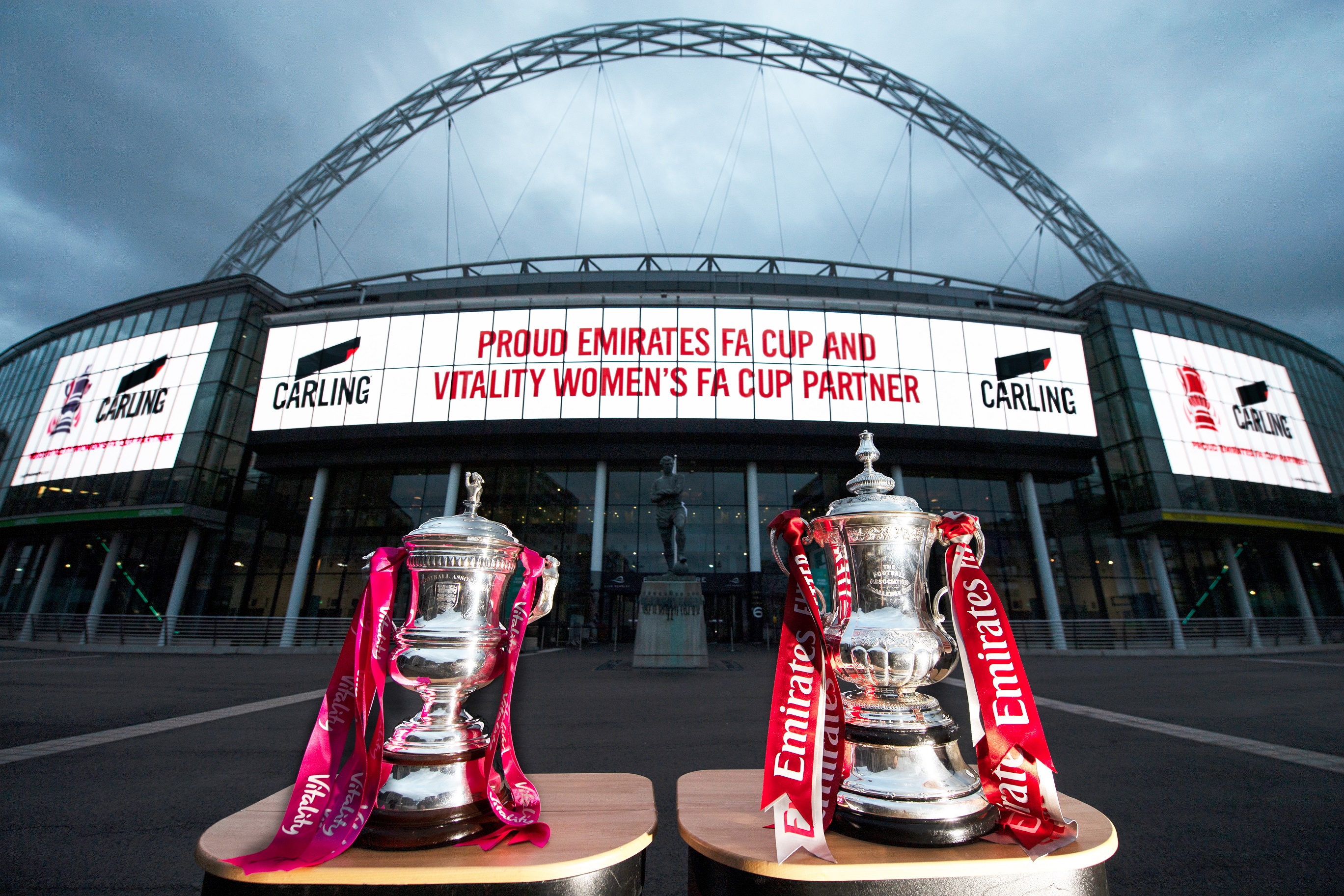 Carling official beer partner of the Emirates FA Cup and Vitality Women’s FA Cup